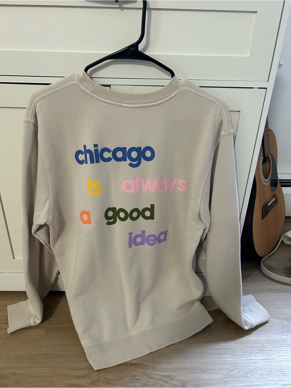 Chicago Graphic Crewneck Sweatshirt - Cream